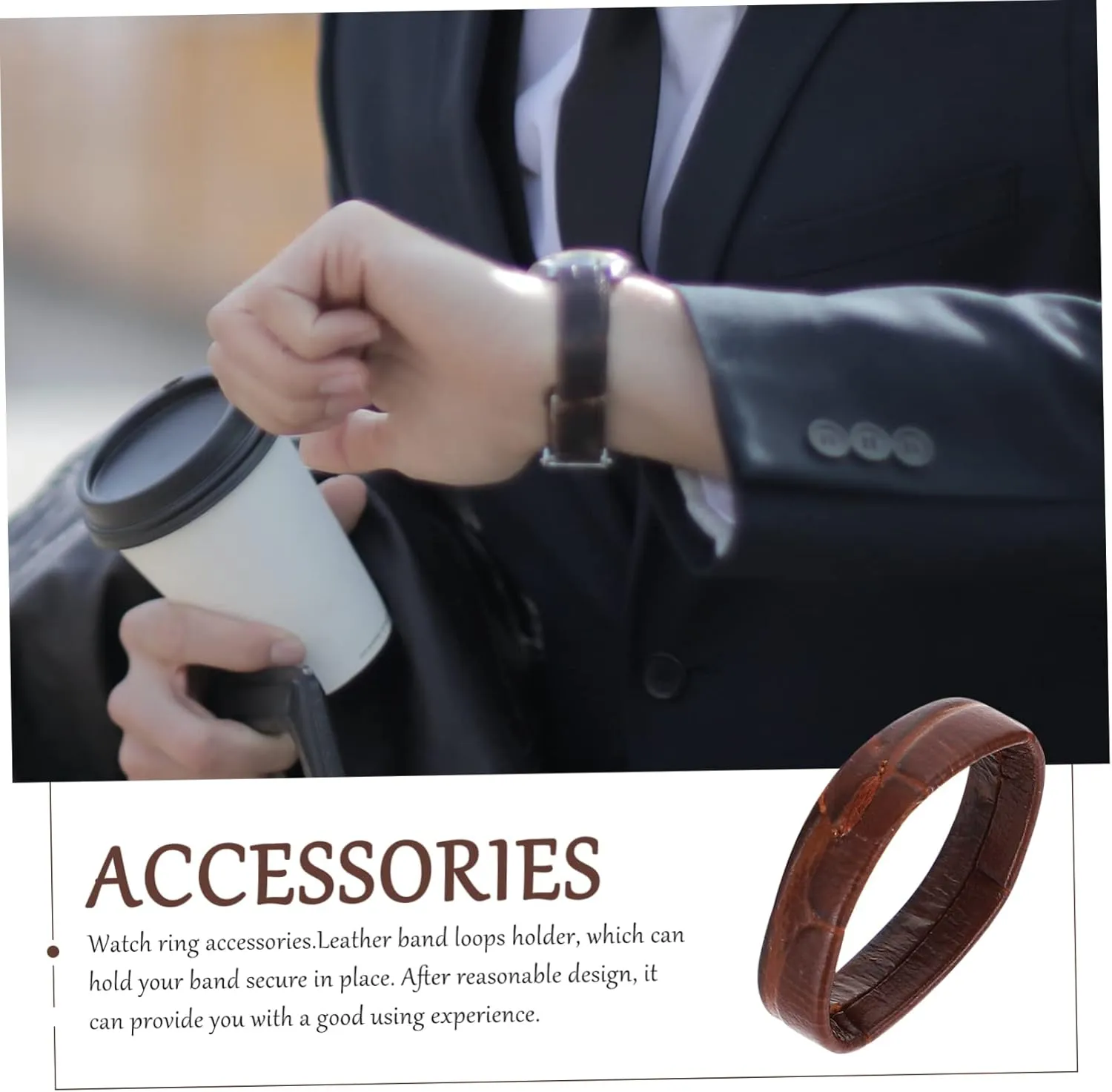 Parts Portable Watchband Circle Watch 20 Pcs Watch Ring Watch Strap Loop Watch geology trench Band Supple Loop Watch 