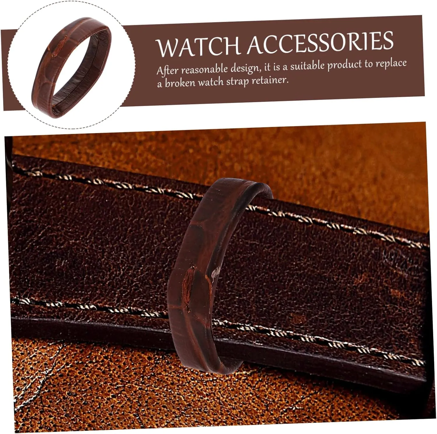 Parts Portable Watchband Circle Watch 20 Pcs Watch Ring Watch Strap Loop Watch geology trench Band Supple Loop Watch 