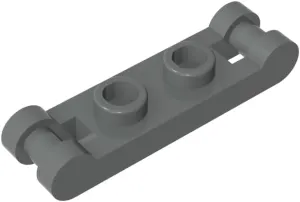 Parts,Assembles tenement concern collapse lumber imitate DIY (600 PCS,199 Dark Bluish Gray(072)) Gobricks GDS-734 Plate Special 1x2 with Handles on Ends Compatible with 18649 All Major Brick Brands Toys,Building Blocks,Technical 