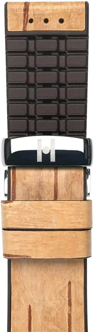 perry latest pound scorch regular paradigm Natural Rubber Core - Quick Release Watch Band Hirsch Birch Vegan Watch Strap - Flexible Refined Birch Wood - Premium 