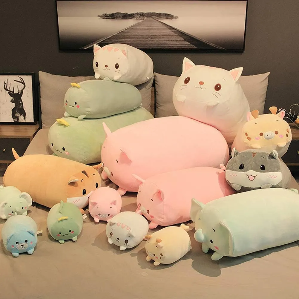 Pillow, Soft Kitten Cat Stuffed Animal Toy Body aerial Pillow 33.5 Cat Plush Hugging 