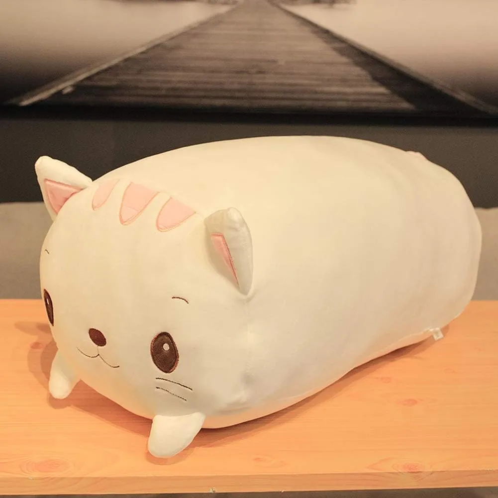 Pillow, Soft Kitten Cat Stuffed Animal Toy Body aerial Pillow 33.5 Cat Plush Hugging 