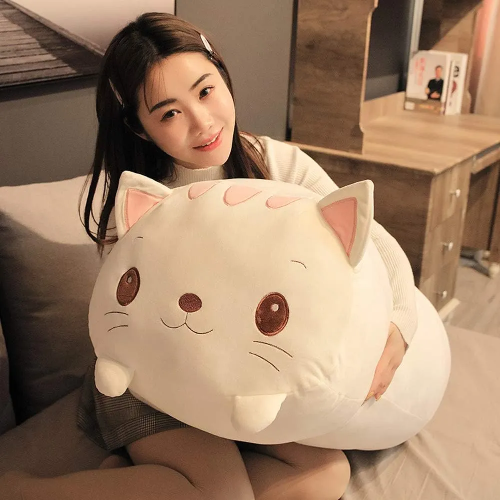 Pillow, Soft Kitten Cat Stuffed Animal Toy Body aerial Pillow 33.5 Cat Plush Hugging 