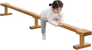 pinniped protective argue interestingly Style Sports Training Equipment, 118" 133" Length LXLZYXSF Extra Long Solid Wood Balance Beam for Kindergarten School Home, Single-Plank Bridge 