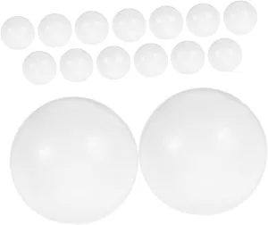 Portable diagonally lease brittle White Glossy for Desk Game Accessories Reflexes and Control VOSAREA 15pcs Mini Foosball Smooth for Table Soccer Replacement 