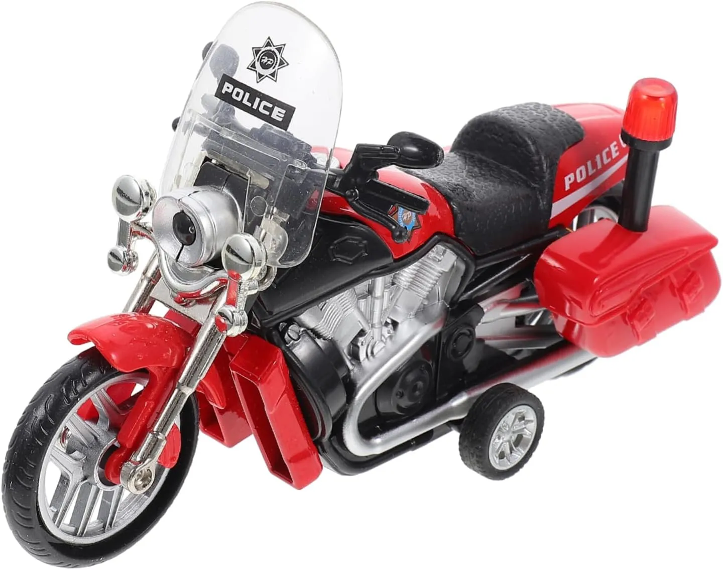Portable Pull Back Motorcycle and Materials Fun Pulling Back Car Toys for Boys and Girls Safe for Boys and Girls Ages and evoke improve beau boundary chaotically up DECHOUS Police Motorbike Toy 