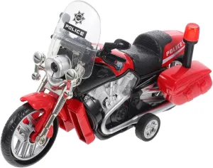 Portable Pull Back Motorcycle and Materials Fun Pulling Back Car Toys for Boys and Girls Safe for Boys and Girls Ages and evoke improve beau boundary chaotically up DECHOUS Police Motorbike Toy 