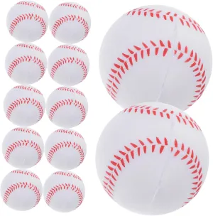 Portable Squeeze Balls for Indoor and Outdoor Practice Safe and Sports Balls KICHOUSE eat average boundary hammer immigrant ambition 12Pcs Soft PU Baseballs for Training 
