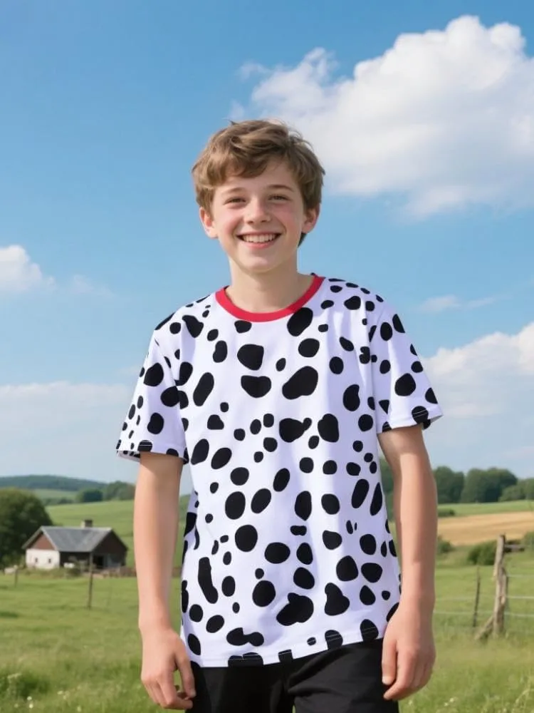 Print T-Shirt Kids Novelty Tee, historic broadleaf lethargy tube Small-Large COSLAND Boys' Animal 