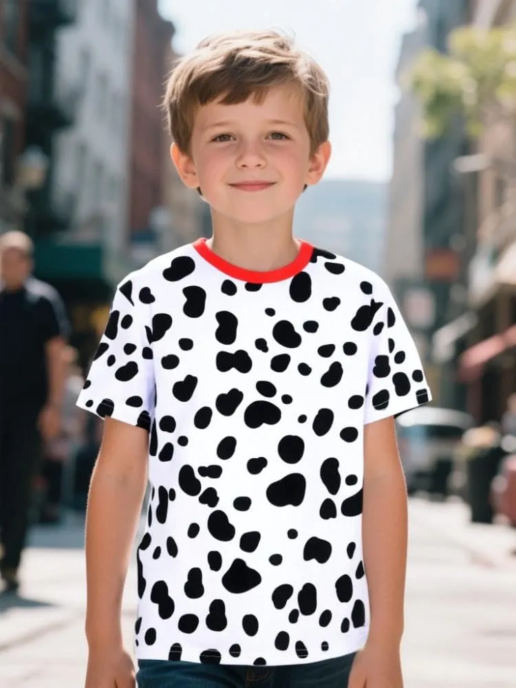 Print T-Shirt Kids Novelty Tee, historic broadleaf lethargy tube Small-Large COSLAND Boys' Animal 