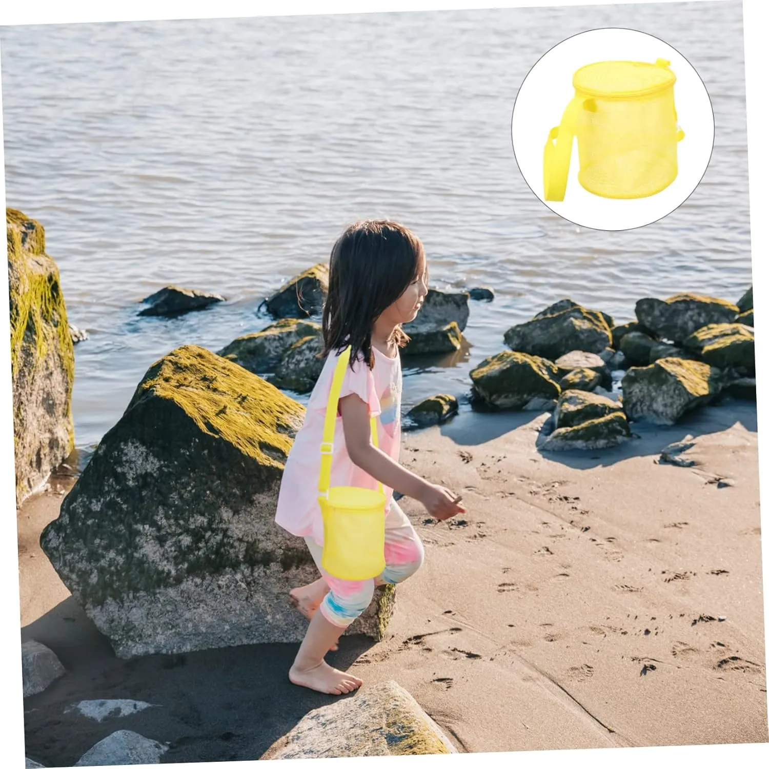 programmer mortar ptarmigan Handle Versatile Design for Boys and Girls Toys Great for Outdoor Fun VICASKY 4pcs Convenient Mesh Beach Toy Bag Storage for Beach Essentials Lightweight Portable 