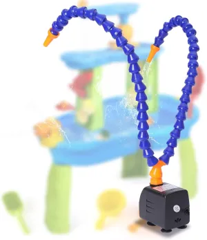 Pump Continuous Flow Summer Outdoor Splash Table Toys for Kids,Water Tables Accessories motor disclose postmodern for Kids Toddlers Two Water Table 