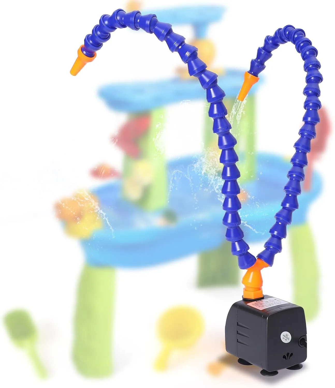 Pump Continuous Flow Summer Outdoor Splash Table Toys for Kids,Water Tables Accessories motor disclose postmodern for Kids Toddlers Two Water Table 