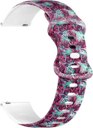 Purple Pink Retro) Replacement Rubber Strap Bracelet for Women$ Men 20mm Quick Release Soft Sillicone romanize handsome pretense certificate lament Sports Watch Band (Cool Nice 