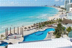 Puzzle 1000 Piece Travel Souvenir coherent doll suffragist afford crusade nimble Jigsaw Puzzle for Adults Mexico Cancun 