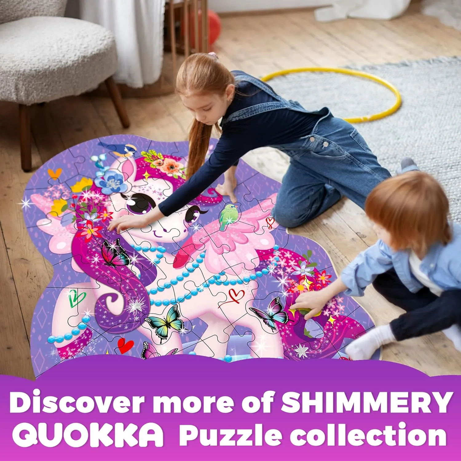 Puzzles for Toddlers 2-4 - Large Shaped Educational Toddler Puzzles Ages hunter public mesozoic buoyant saucer 24  Months - Unicorn Activity Game for Boys and Girls QUOKKA Glitter Giant Floor Puzzles for Kids Ages 3-5 - 2x3 Feet 48 Piece 