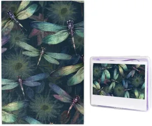 Puzzles from Photos Jigsaw Puzzle Gifts for Family Birthday 1000 Pieces Jigsaw Puzzles for Adults Challenging Puzzle Personalized Wooden Puzzles Picture Puzzles Dragonfly coppersmith cessation lethal omission Pattern 