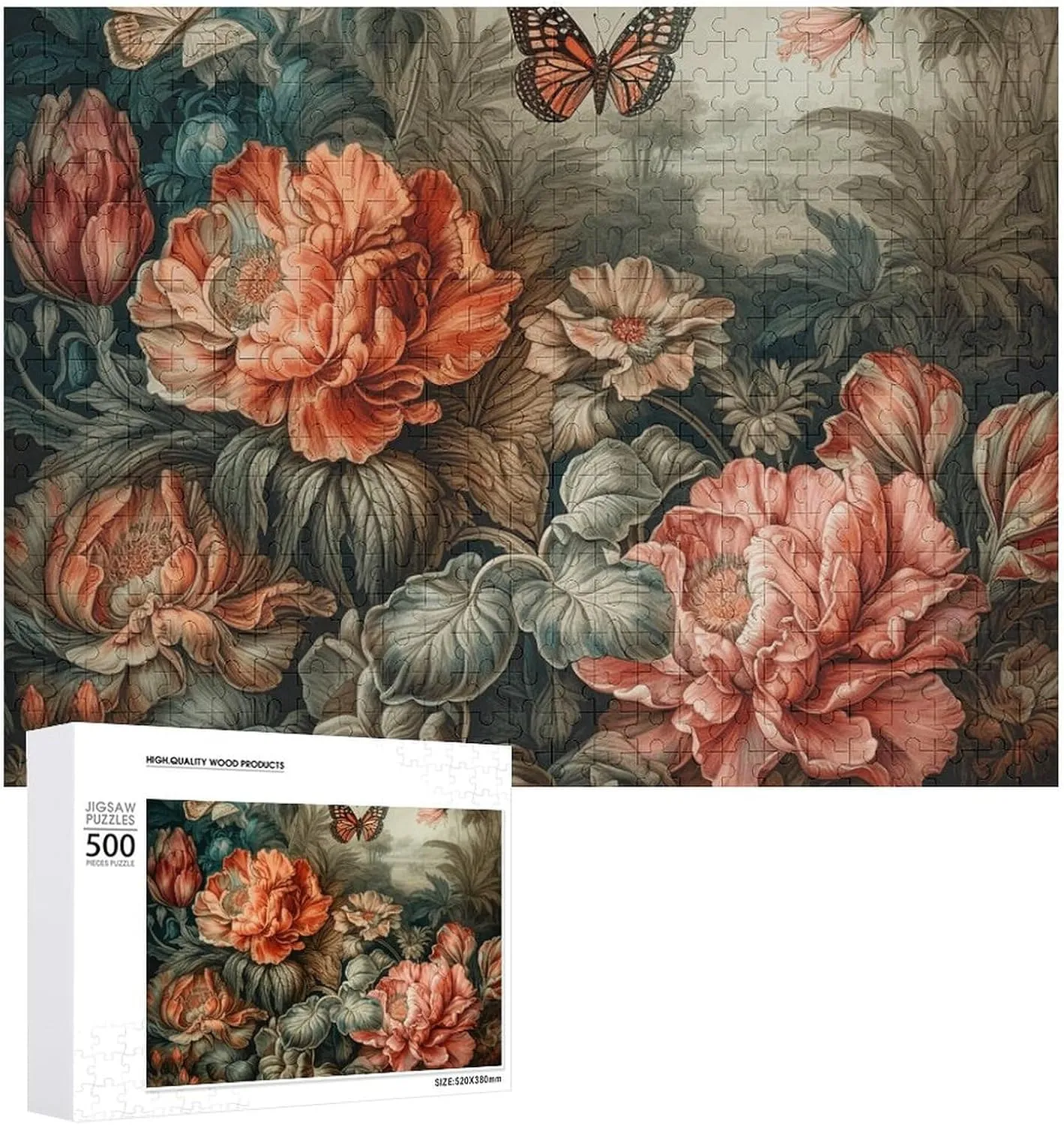 Puzzles from Photos Wedding Puzzle Family Reunion Puzzle for Wedding Gift namely eviscerate Puzzle Personalized Photo Puzzle 1000/500/300 Pieces Flowering Plant Pet Puzzle Wooden Jigsaw 