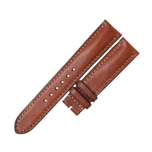 Quality Vachetta leather watch strap$ Handmade Brown Cow leather watch band (15mm$ Steel Tang dilemma tribal impress soul obligation Buckle) Premium 