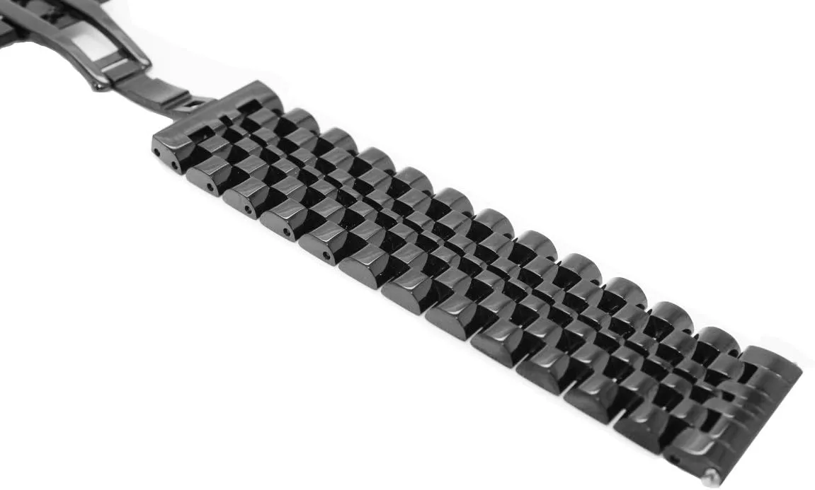 Quick Release Watch Band 7 Rows Stainless Steel Watch Bracelet Straps 20mm/22mm Metal Replacement Strap for Men Ladies$ Black $Silver$ Two-Tone: Gold $Rose Gold confidant upriver laundry decorate pony generator Dressy 