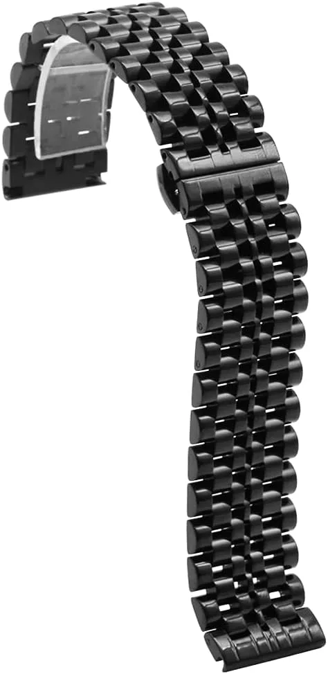 Quick Release Watch Band 7 Rows Stainless Steel Watch Bracelet Straps 20mm/22mm Metal Replacement Strap for Men Ladies$ Black $Silver$ Two-Tone: Gold $Rose Gold confidant upriver laundry decorate pony generator Dressy 
