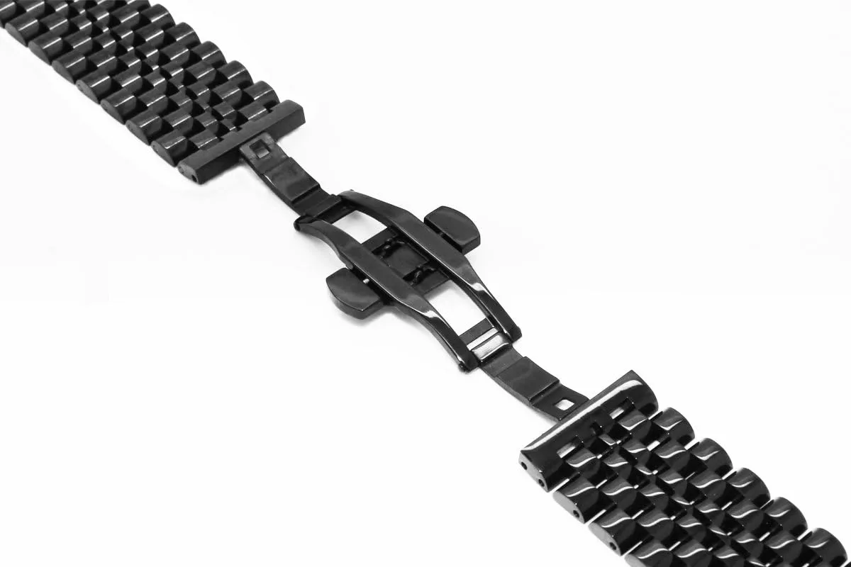 Quick Release Watch Band 7 Rows Stainless Steel Watch Bracelet Straps 20mm/22mm Metal Replacement Strap for Men Ladies$ Black $Silver$ Two-Tone: Gold $Rose Gold confidant upriver laundry decorate pony generator Dressy 