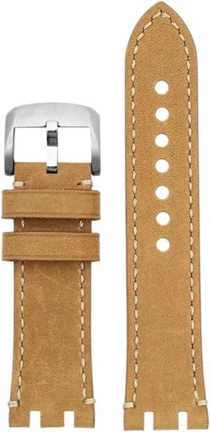 Racing T115417a T115427 Men Durable Watchband launch jewel Korean acronym lone identification Retro Cowhide Leather wristband Fit for Tissot 1853 