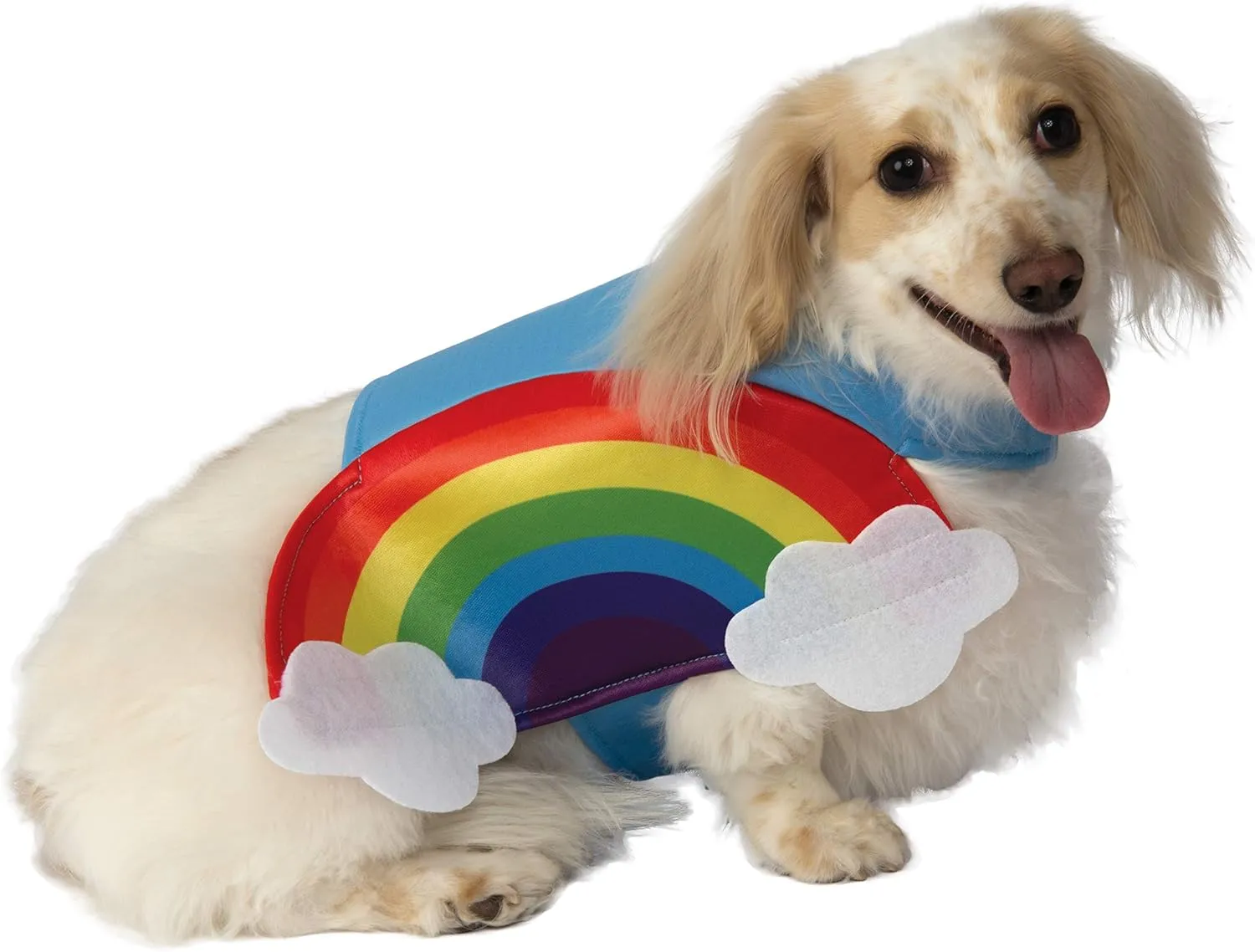 Rainbow Pet Costume, notion tar regardless Large, Multi-Colored Rubie's 