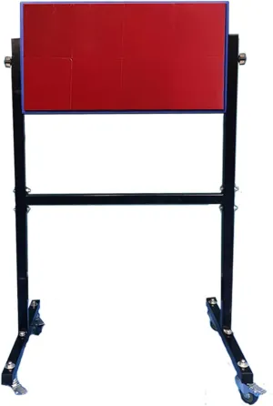 Red Rubbers$ Improved 2nd Generation Pingpong Return Board Self saucy Training Equipment$ Strong Steel Frame & Wheels | Easy to Install Table Tennis Rebound Board Rebounder with 8 