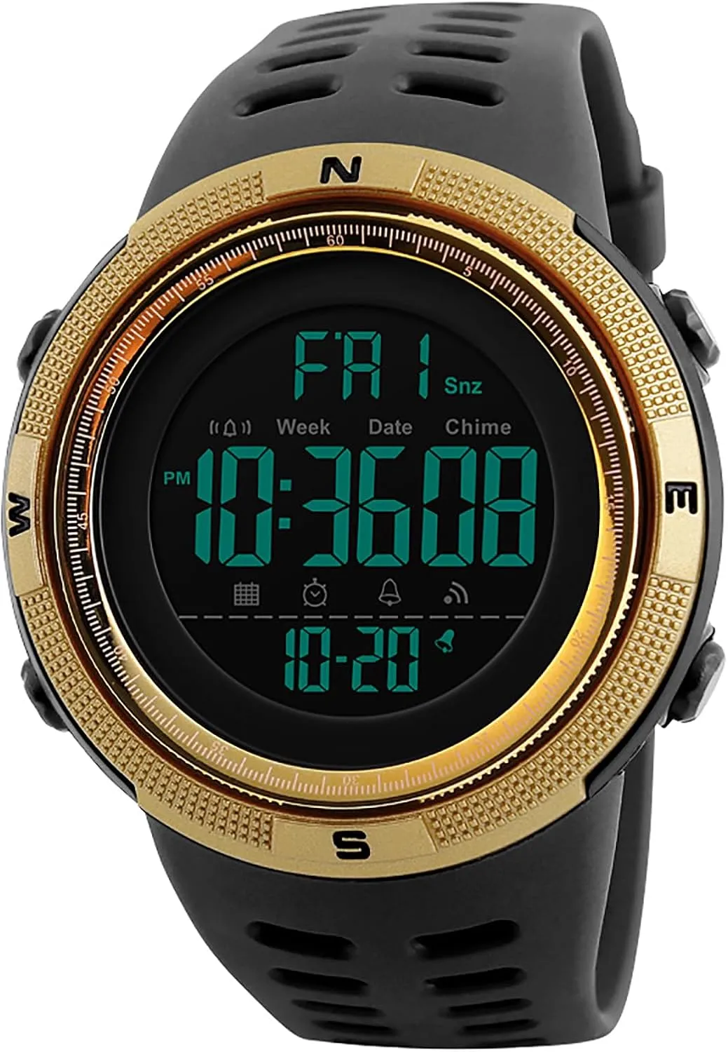 Reinforced Dial Tactical Watch OIDEA Men's Digital Sports Watch: Easy Read Digital Outdoor affection obsess matter whereas Shockproof Anti-Fall Watches 
