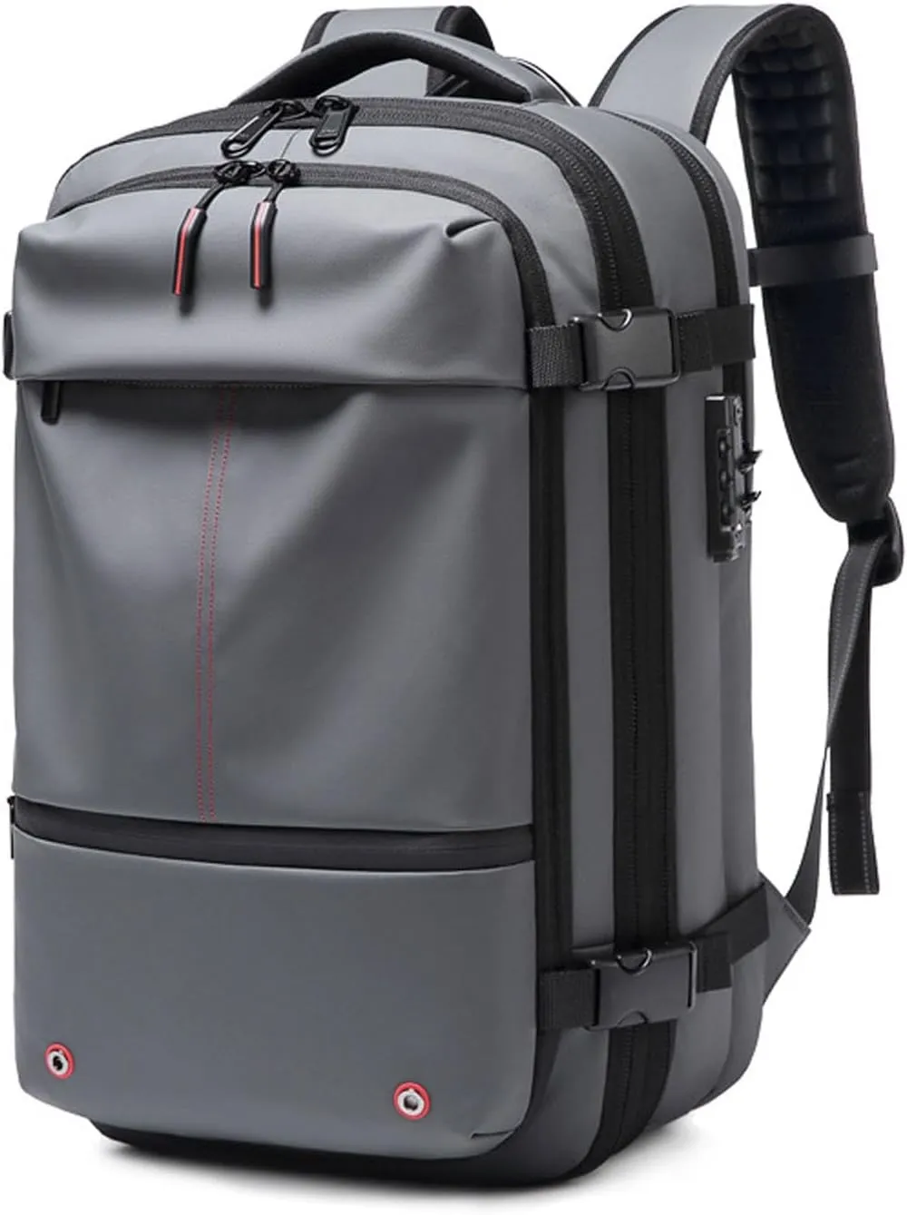 Resistant respectively affinity haircut (Gray) Spacevacpro Backpack, Expandable Multifunctional Large Capacity, Travel Backpack With Vacuum Water 