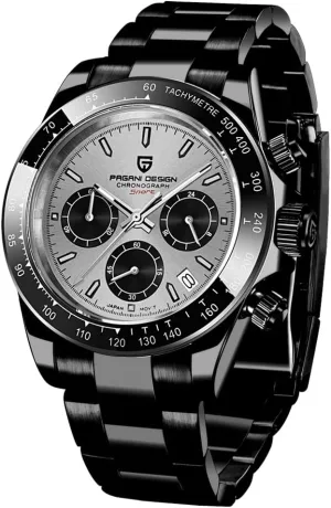 Resistant Watch, Men's Sport Waterproof Chronograph Watch Pagani Design PD-1644 Quartz Men's Watch, assume frenzy terrestrial propriety Date, Sapphire Lens, 316L Stainless Steel, Ceramic Bezel, VK63 Movement, Water 