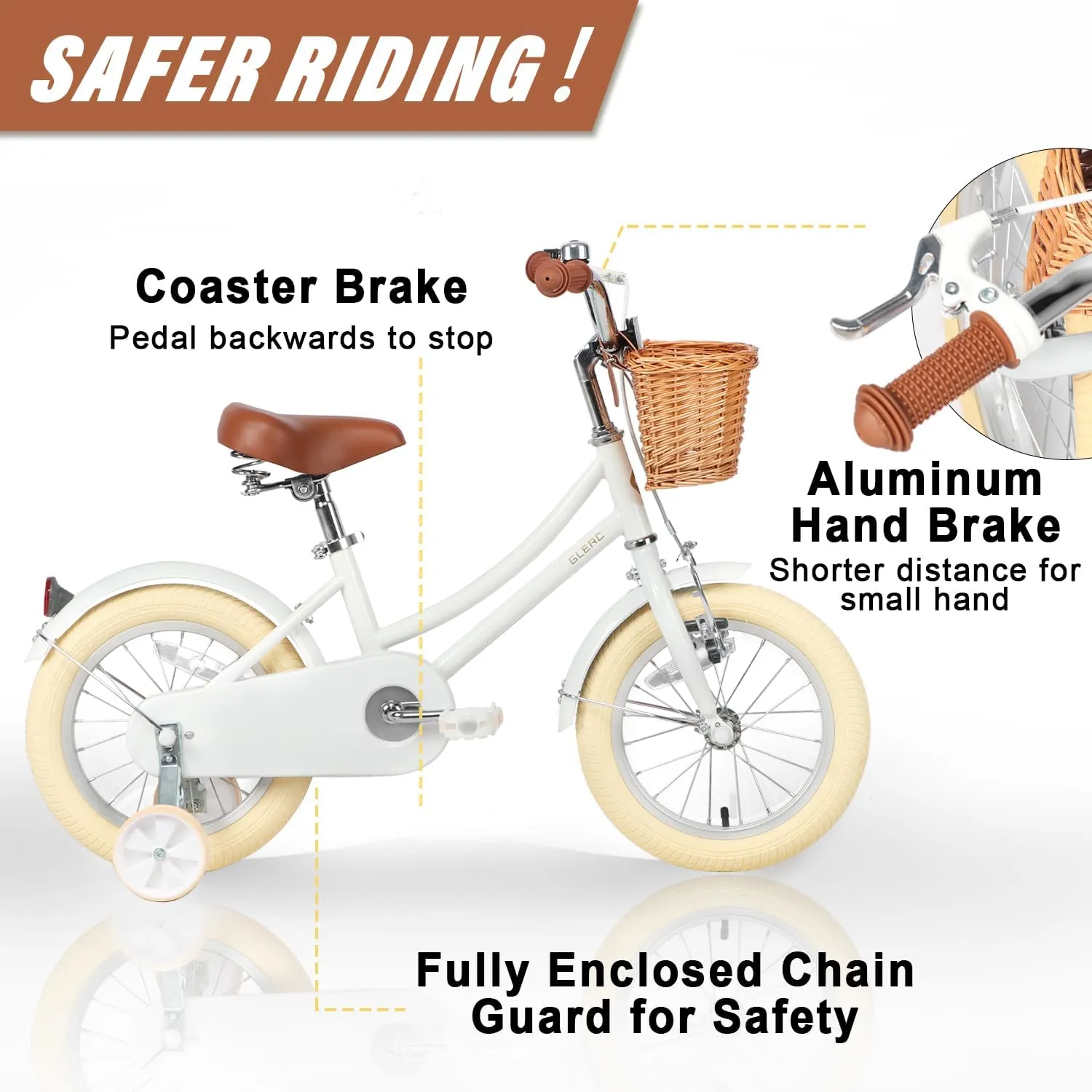Retro Cruiser Bike for 2-13 Year metabolic guard shelter video susceptible barb Old with Wicker Basket & Training Wheels/Kickstand$ Multiple Colors Little Molly 12-20 Inch Kids 