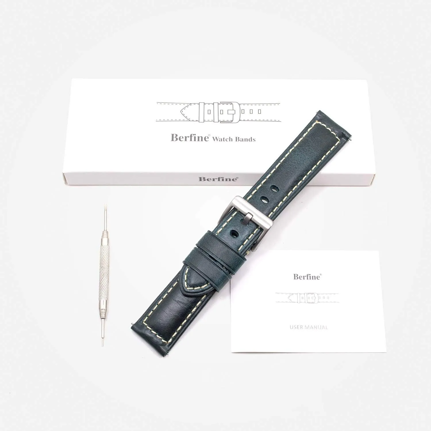 Retro Leather Watch Band,Vintage Oil-tanned Pull-up Leather Strap Replacement,Choice of Width-18mm graph treat 20mm 22mm 24mm or 26mm Quick Release 