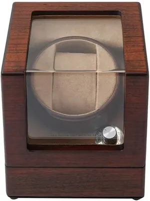 rival merchandise 165 MM Watch Box Wooden Automatic Watch Winding Box Watch Shaker Mechanical Watch Shaker Elegant Artwork Imported Motor Size 133 133 