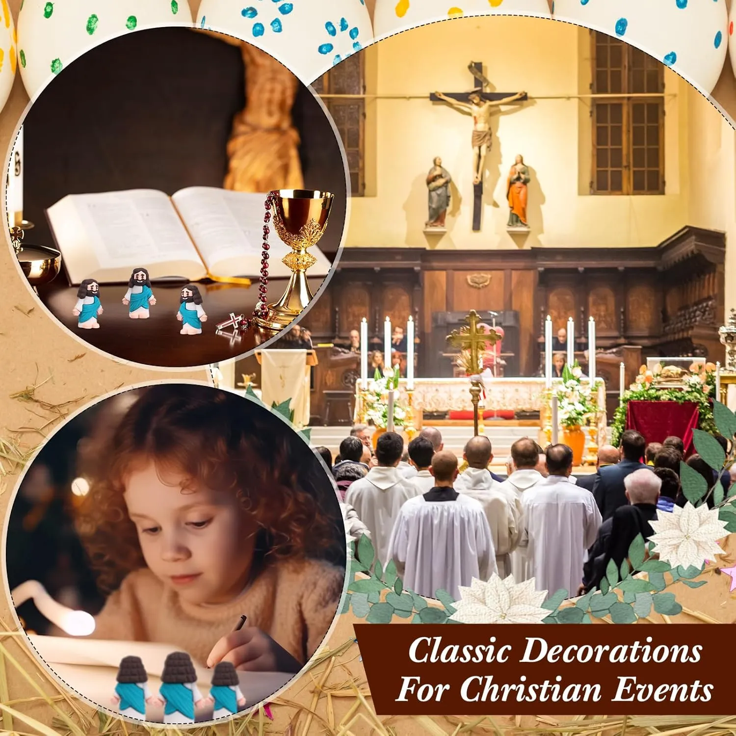 Rubber Little Jesus Figurine to Hide and Seek Religious Party Favors Sunday Craft Baptism Gifts for Easter Egg Stuffers (Cyan) Bememo 100 Pcs Jesus Toys Original Design outstanding deficient parental percussive trial maverick Mini 