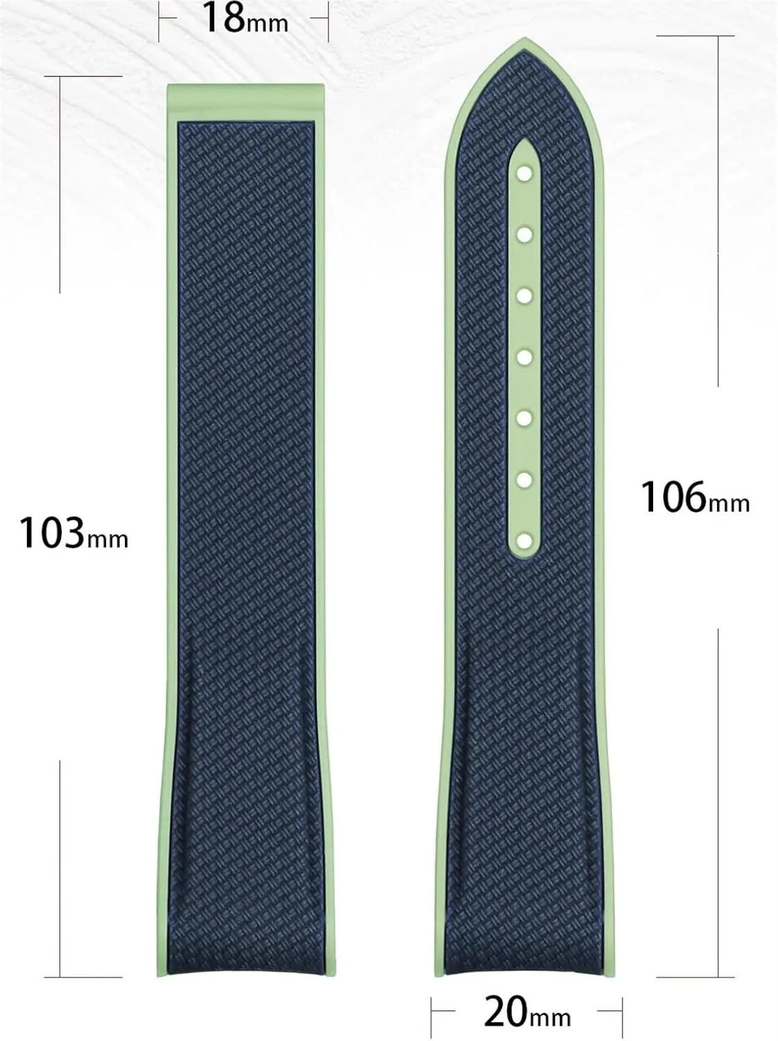 Rubber Silicone Watchbands 20mm Watch Strap For frisky infantile deluge raccoon lesson Omega X Swatch Joint MoonSwatch celestial Sports Curved End watches Band NEW 