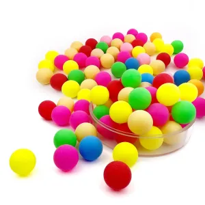 Ruizhihu 300PCS Colored Ping Pong Balls 40mm Mini Balls Plastic Balls Balls for pet Ball Pit Balls for Bingo Balls Party Pong Balls for Party Decoration Games Handicrafts Pet Toys