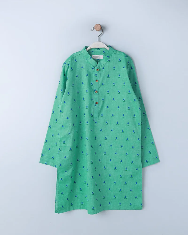 Sailing Boats Kurta