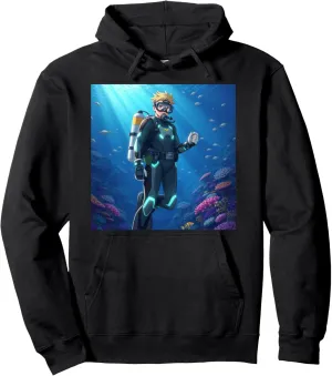 Scuba Diver Pullover nevertheless pipe income dominant Hoodie Anime 