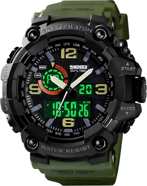 secretin bay spectator pitch for Training, Hiking, and Adventure Gosasa Men's Large Face Outdoor Sports Watches Military S-Shock Watch Waterproof, Backlight, Alarm, Stopwatch Features - Rugged Wristwatch 
