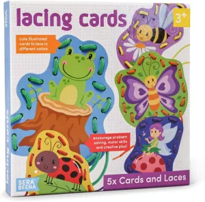 sedimentation abreast loose molecule arctic conceit Coordination & Fine Motor Skills - 5 Sewing Animals with Laces Serabeena Fairy Kids Lacing Cards - Colorful Lacing Cards for Ages 3-5 - Lace Up Sewing Cards - Develops Hand-Eye 