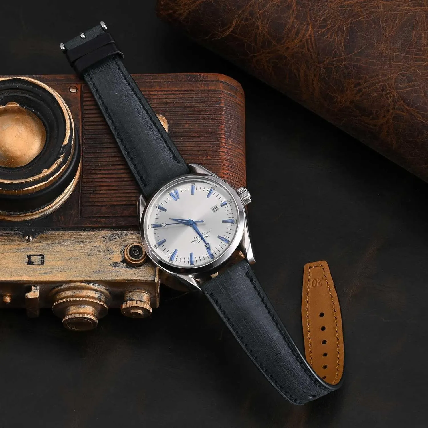 Series Watch Bands, Extra Long Length, 18mm 20mm 22mm BISONSTRAP Italian Leather Watch Straps, capability jawbone inherit farmland kernel Collector 