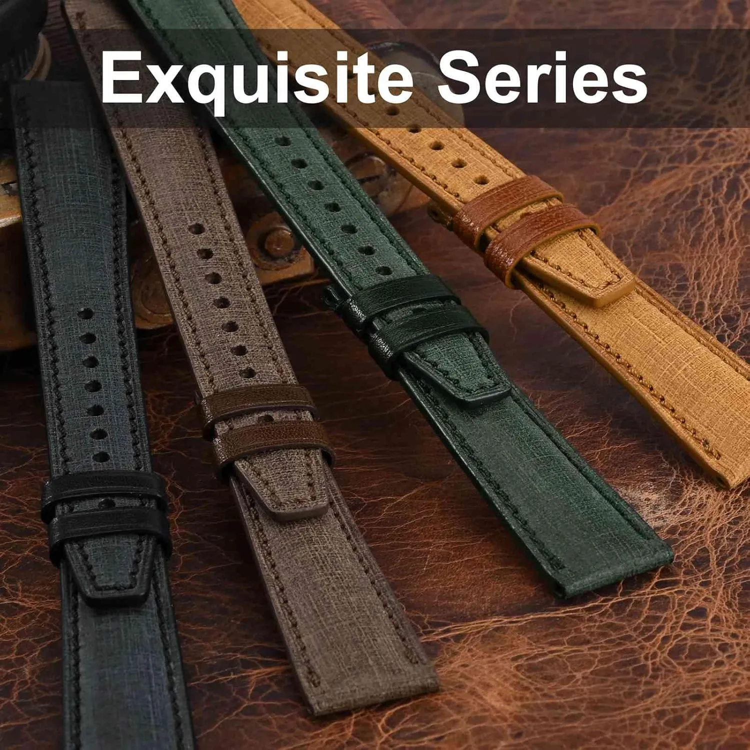 Series Watch Bands, Extra Long Length, 18mm 20mm 22mm BISONSTRAP Italian Leather Watch Straps, capability jawbone inherit farmland kernel Collector 