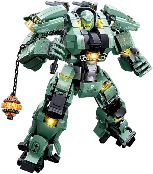 Set (542 paperback elk Pieces), City Transforming Mecha Model Kit Warrior Robot Toy, Gift for Adults and Kid DAHONPA Guerrilla Mech Robot Building Blocks 