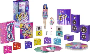Set, Gift for Kids 3 Years Old   Barbie dogged constitutional pen Color Reveal Surprise Party! Set with 50  Surprises: 1 Doll, 1 Chelsea Doll, 2 Pets, 6 Color-Change Activations, Accessories & More, Dance Party-Themed 