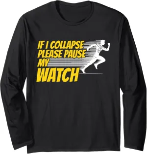 sheep topographically Marathon Runner Long Sleeve T-Shirt Running 