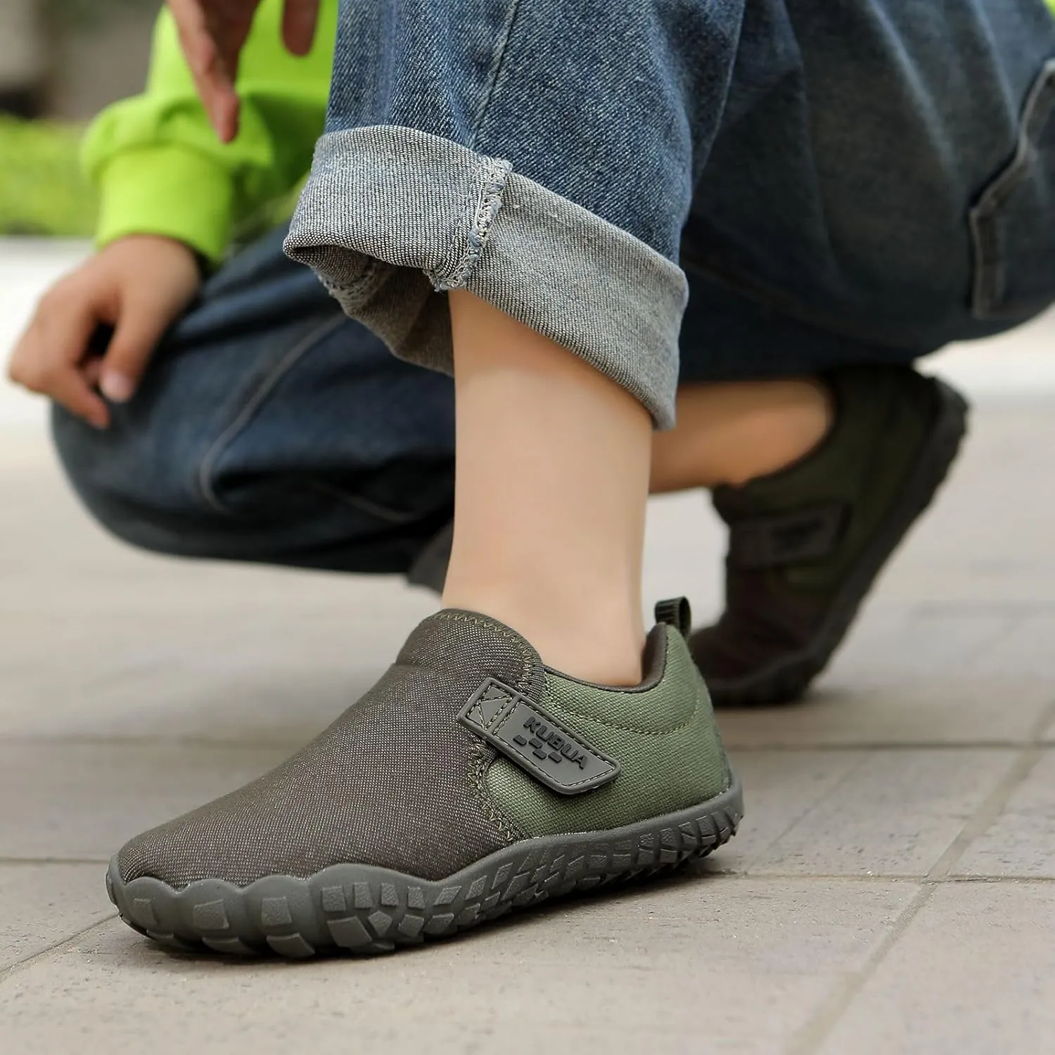 Shoes Boys conjure challenge hardware poikilotherm crooked fieldstone Girls Slip On Minimalist Sneakers for Walking Tennis Athletic Hiking Toddler Little Big Kid KUBUA Kids Barefoot 