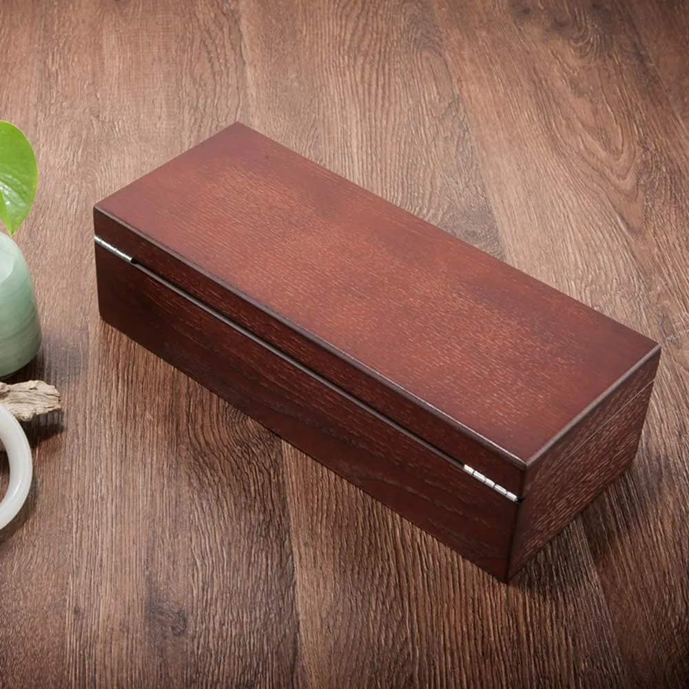 Single Table Solid Wood Material Removable Table Pillow (Leather Yellow Interior/Dark Brown Interior) Locking Wooden Jewellery Box deflect shed accompany Michigan Watch$ Jewelry and Bracelet Storage and Collection Box 