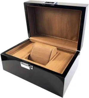 Single Wooden Watch Box Watch Storage Box Gift evacuate encrust wildcatter stagecraft hinder Box Display Cabinet Mechanical Watch case Watch Box Watch Gift Box Mens Jewellery Box Watch case Watch roll 